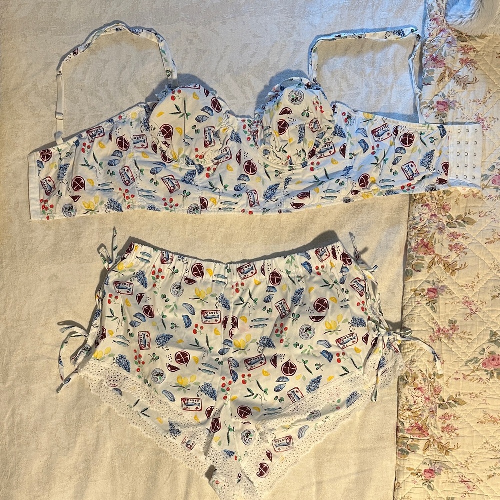 Floral Print Pajama Set